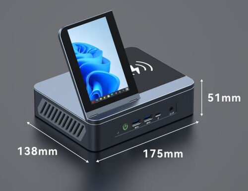 Мини-ПК ViewDock Gen2 оснащён вертикальным дисплеем и беспроводной зарядкой