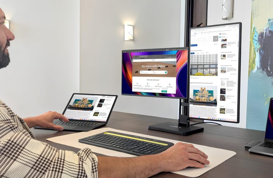 SplitVue — монитор с двумя экранами для работы и творчества