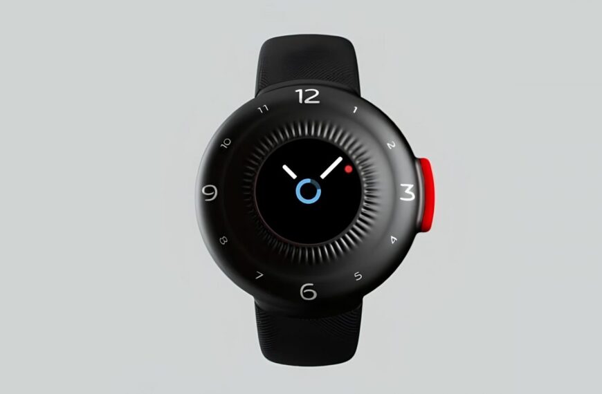 Стильные черные наручные часы с круглым циферблатом и цифрами.