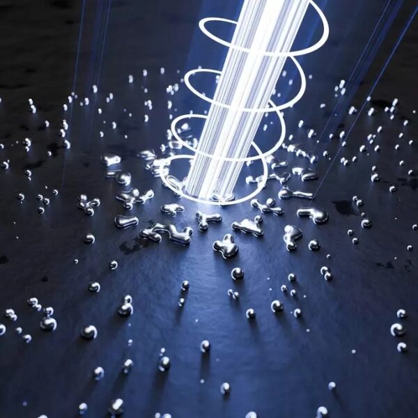 . Иллюстрация преобразования нечувствительных к поляризации наноструктур в чувствительные при воздействии циркулярно-поляризованным светом