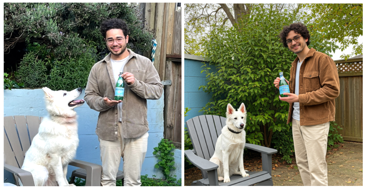 Пример синтетической фотографии, созданной частным образом.