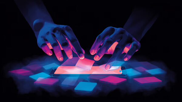 Softr запускает платформу, основанную на искусственном интеллекте, чтобы помочь нетехническим командам создавать бизнес-приложения без написания кода. 1 nuneybits Векторное изображение рук, щелкающих светящимися элементами приложения d8d5c36e-fbb8-4a03-b9b3-bd48c9a03e6e