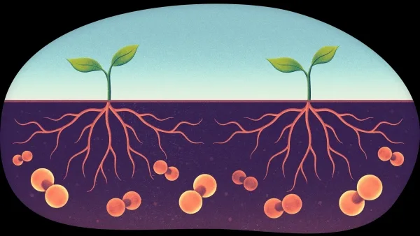 Растения с подземными корнями