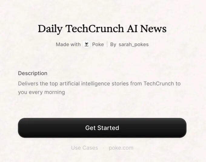 Poke делает использование агентов с искусственным интеллектом таким же простым, как отправка текстового сообщения. 8 d080a84fd03372723cb752e1432cca54