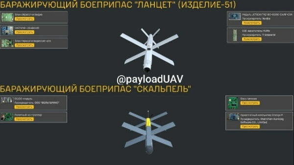 На информационных ресурсах противника опубликован технический разбор архитектуры наших ударных БПЛА "Ланцет" (изделие-51) и "Скальпель" 2 d374f02cee8032c92619bb259967e631