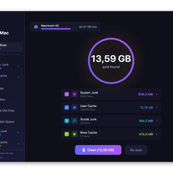 Спасаем макбук от мусора — бесплатная замена CleanMyMac&hellip;