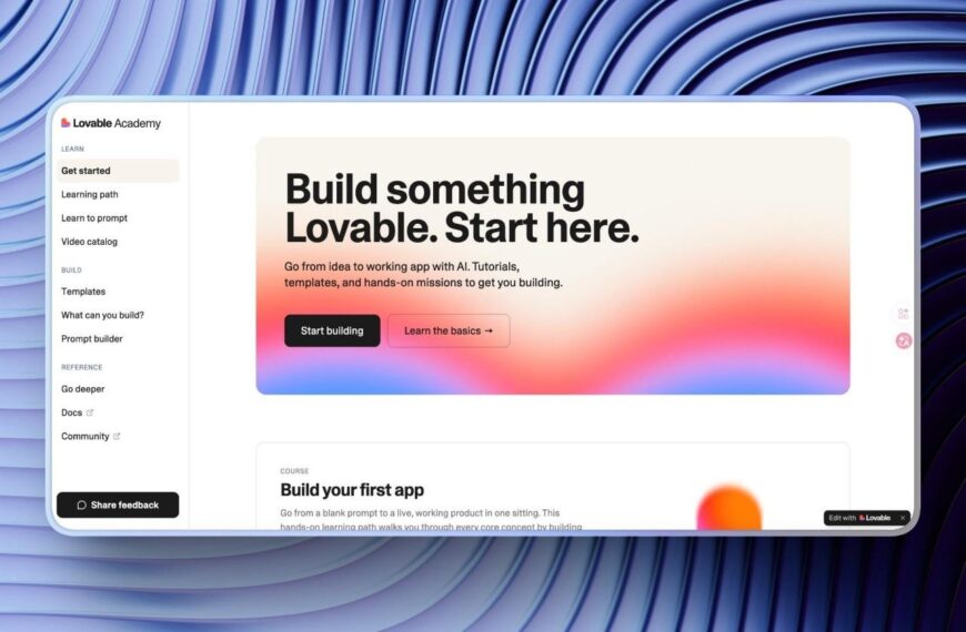 Код без кода: Lovable учит собирать приложения через ИИ Lovable…