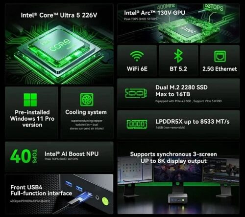 GMKtec выпустила мини-ПК NucBox K17 с мобильным процессором Core Ultra 5 226V GMKtec выпустила мини-ПК NucBox K17 с мобильным процессором Core Ultra 5 226V