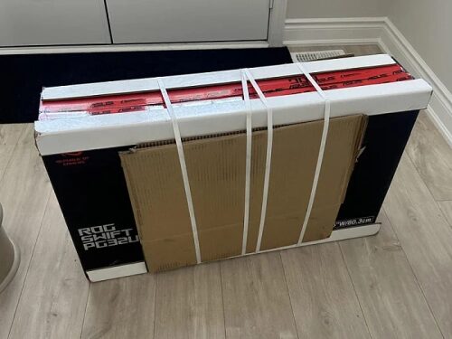 Магазины собственноручно укрепляют упаковку мониторов ASUS, чтобы они не ломались при перевозке