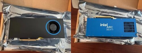 Первый разбор видеокарты Intel Arc Pro B70