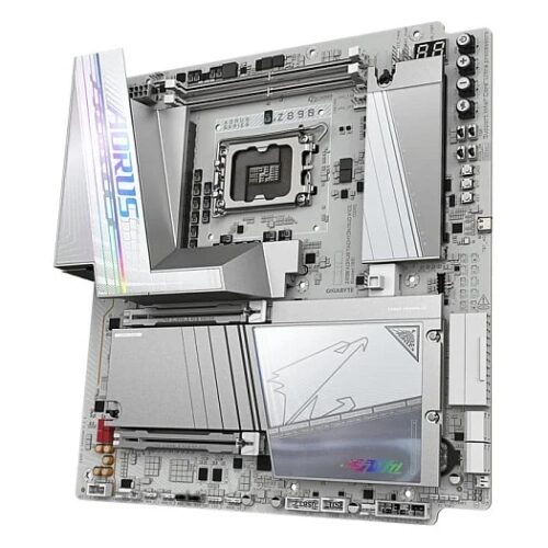 Плата для оверклокеров GIGABYTE Z890 AORUS TACHYON DUO X ICE поддерживает DDR5-10400