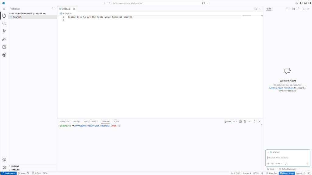 Ваша первая программа и веб-приложение на WebAssembly (написано, протестировано и развернуто полностью в веб-браузере). 7 14a6623a5f3411691526d0ca71d52043
