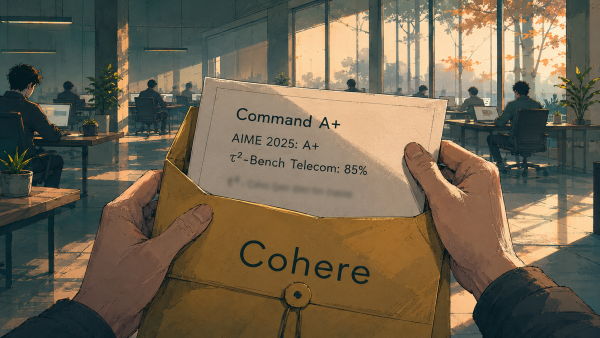Cohere открывает возможности квантования без потерь и нативного цитирования с помощью первой полностью лицензированной по Apache 2.0 открытой модели Command A+. 1 От первого лица: оценка A+ по системе Cohere Command в компьютерном классе.