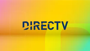 Логотип DirecTV на жёлтом фоне