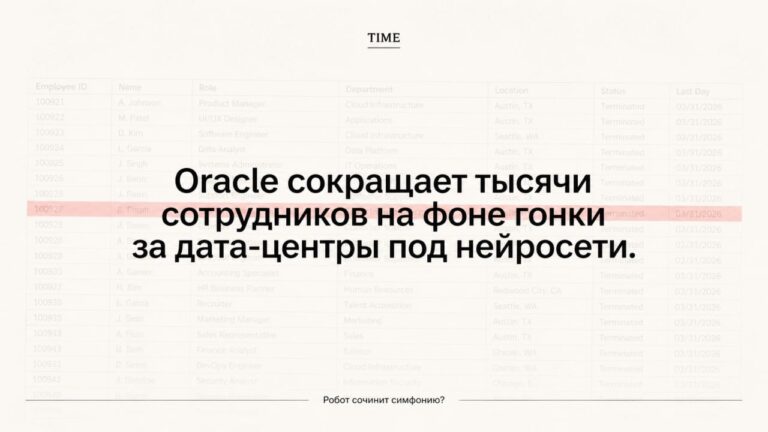 IT-гигант Oracle уволил около 30 тысяч сотрудников в один день
