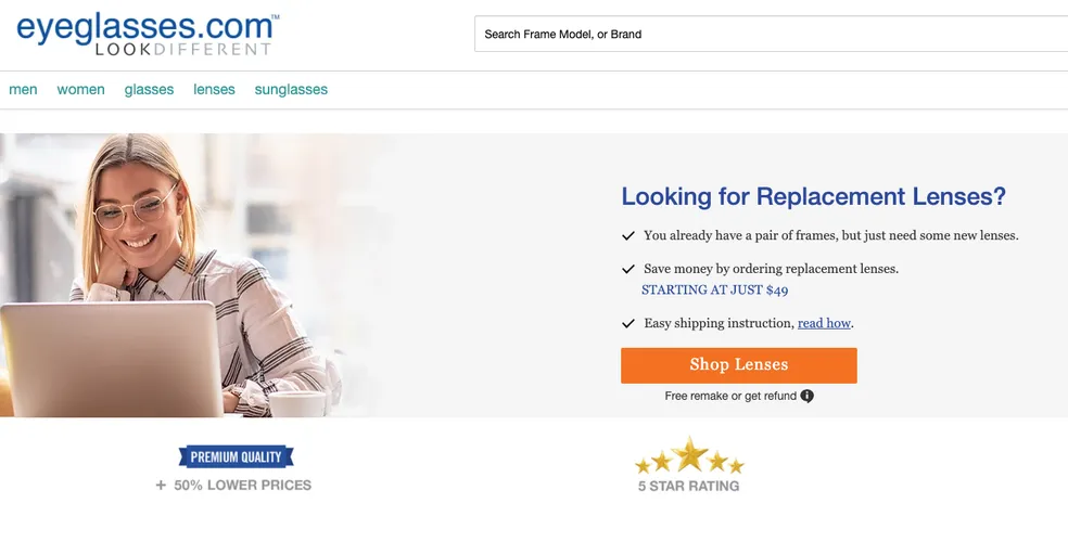 Лучшие места для покупки сменных линз по рецепту онлайн. 3 eyeglasses-replacement-com.png
