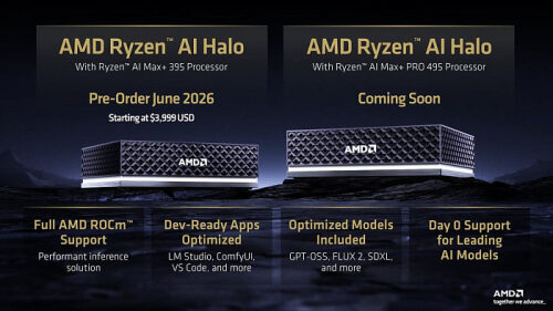 AMD запускает мини-ПК Ryzen AI Halo по цене $4000 AMD запускает мини-ПК Ryzen AI Halo по цене $4000