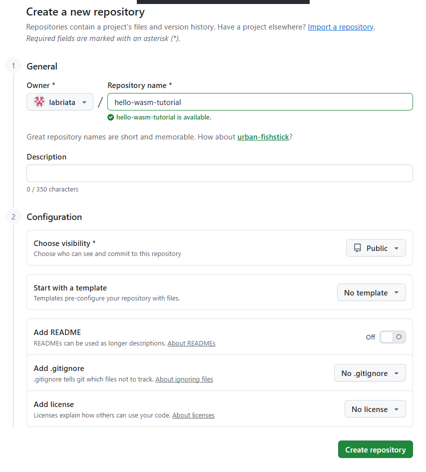 Ваша первая программа и веб-приложение на WebAssembly (написано, протестировано и развернуто полностью в веб-браузере). 3 b015b9152368c23bf9726fa41e6d9820