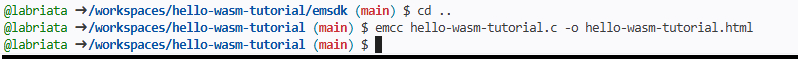 Ваша первая программа и веб-приложение на WebAssembly (написано, протестировано и развернуто полностью в веб-браузере). 13 b387b737a6603a1ebc909d99565d8dff