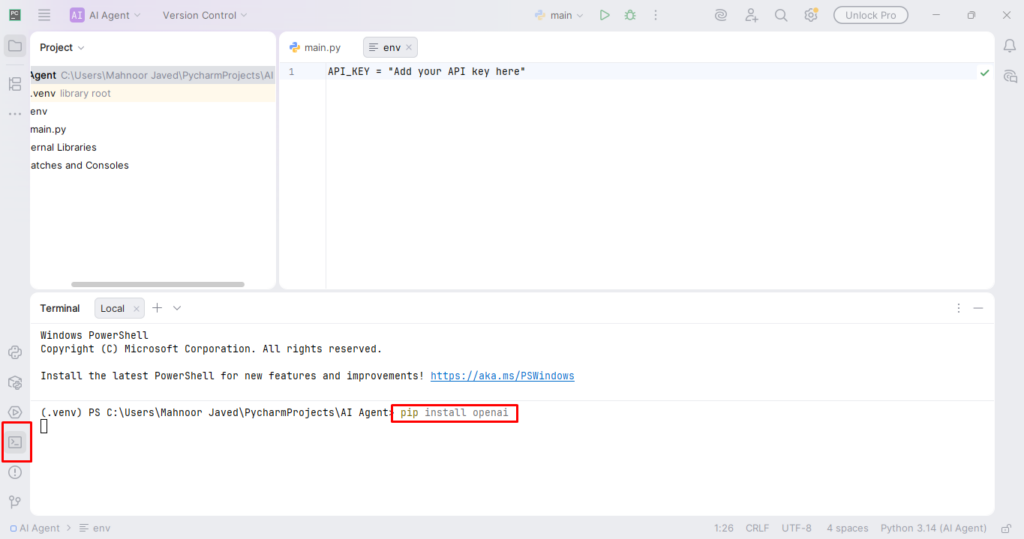 Полное руководство для начинающих по созданию ИИ-агента на Python. 10 dff723c5bedbb5073b5d4f36a3310469