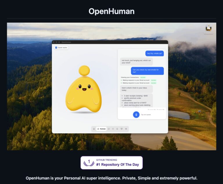 На GitHub появился OpenHuman — личный ИИ-ассистент для десктопа, который…