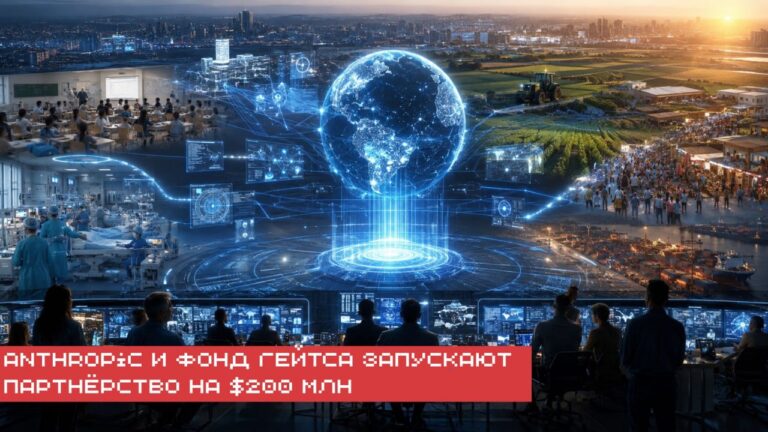 ⚠️ Anthropic и Gates Foundation запускают четырёхлетнюю программу на $200…