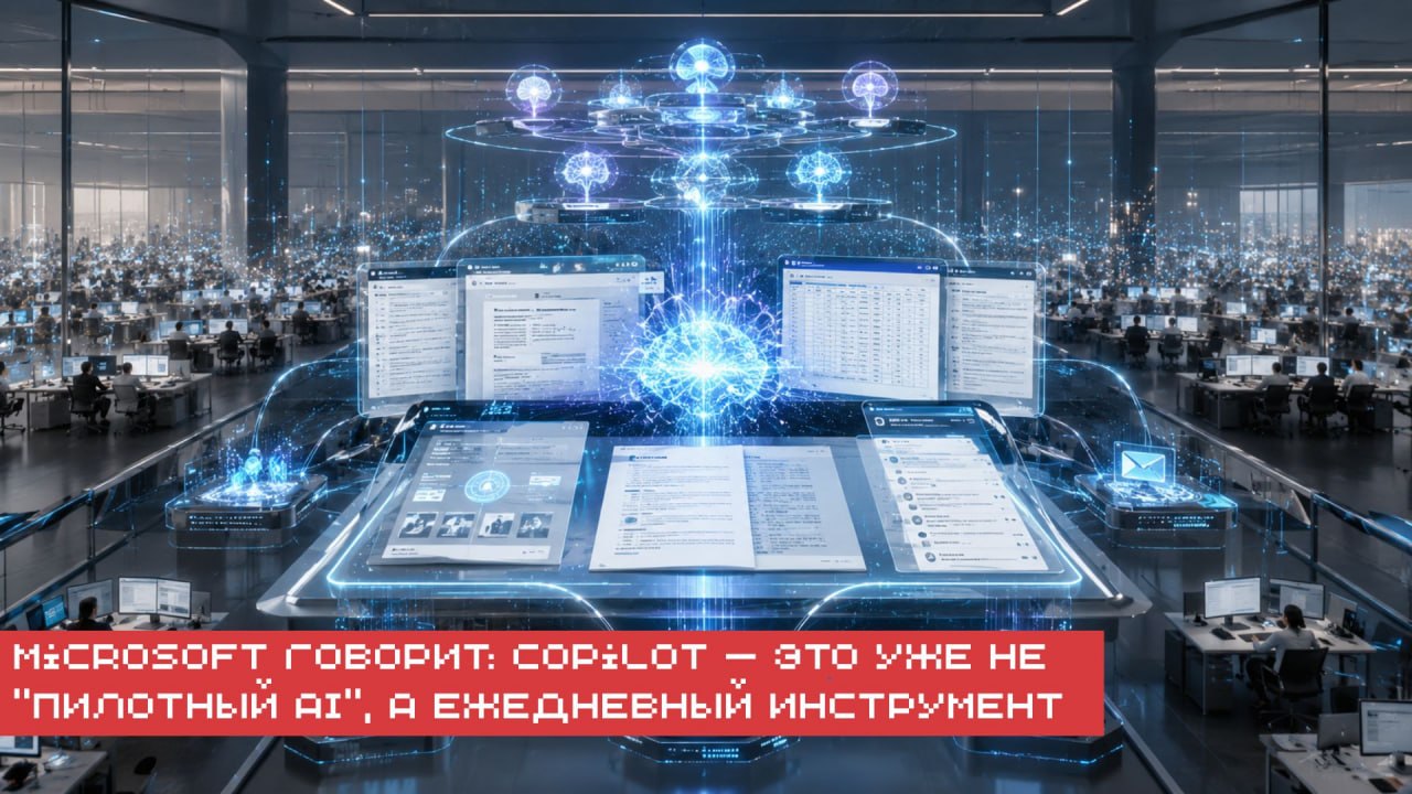 ✅ Microsoft заявила, что у Copilot уже 20 млн платных…