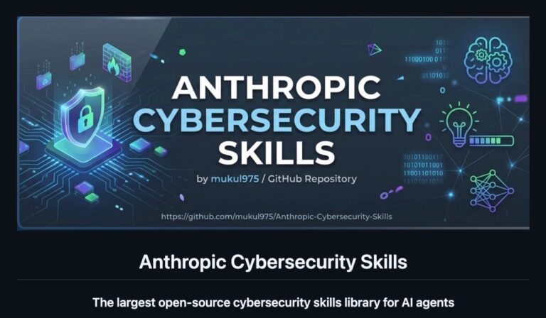 754 security-скилла превращают AI-агента в кибераналитика Появилась огромная библиотека Anthropic-Cybersecurity-Skills…