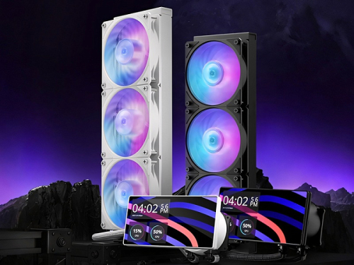 Готовая СЖО Cooler Master MasterLiquid B360 TV ARGB поставляется с 6-дюймовым дисплеем