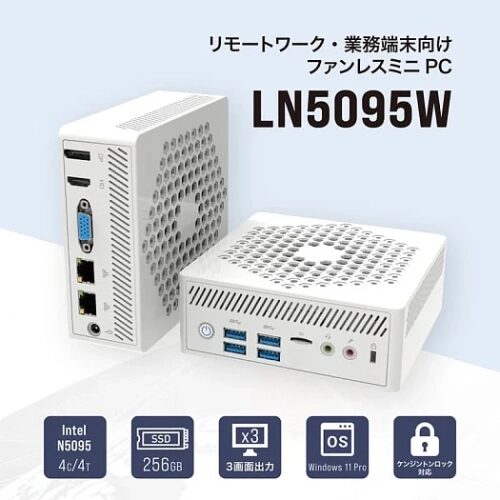 Мини-ПК Links LN5095W оснащён видеовыходом VGA