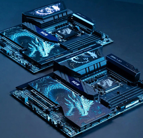 MSI тизерит материнскую плату MEG X870E ACE MAX в новом дизайне Draco Epic