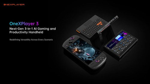 Портативная консоль OneXPlayer 3 полагается на новоиспечённый Intel Arc G3 Extreme