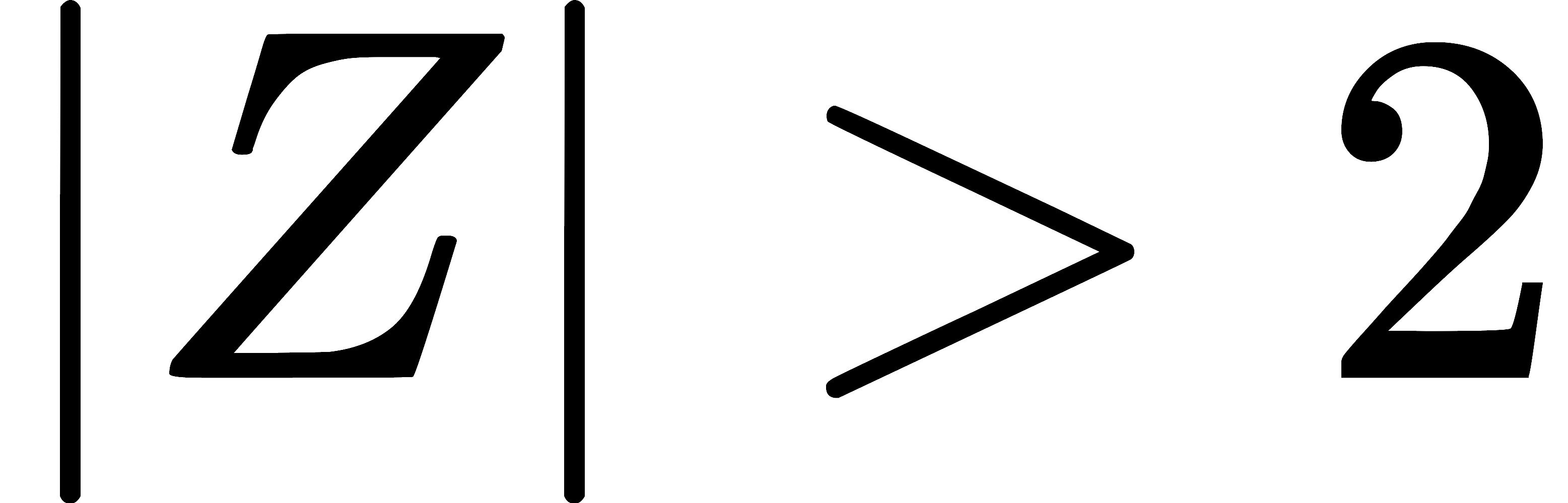 |Z| > 2