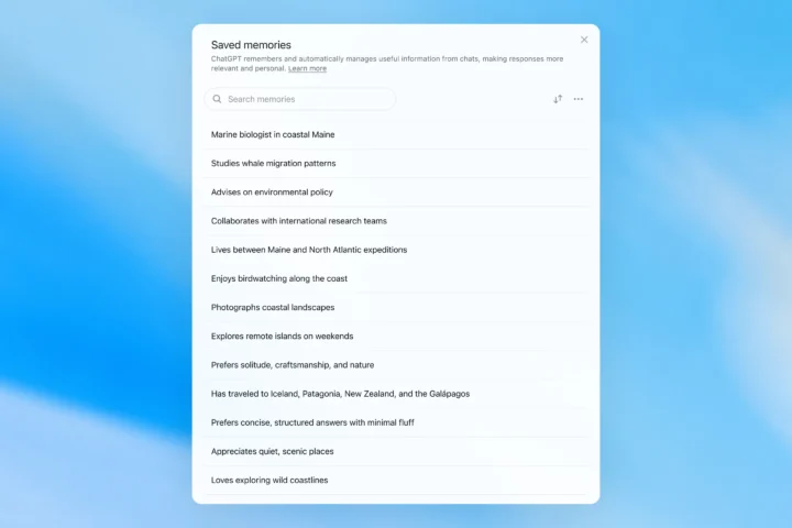 Dreaming: Улучшенная память для более эффективного использования ChatGPT | OpenAI