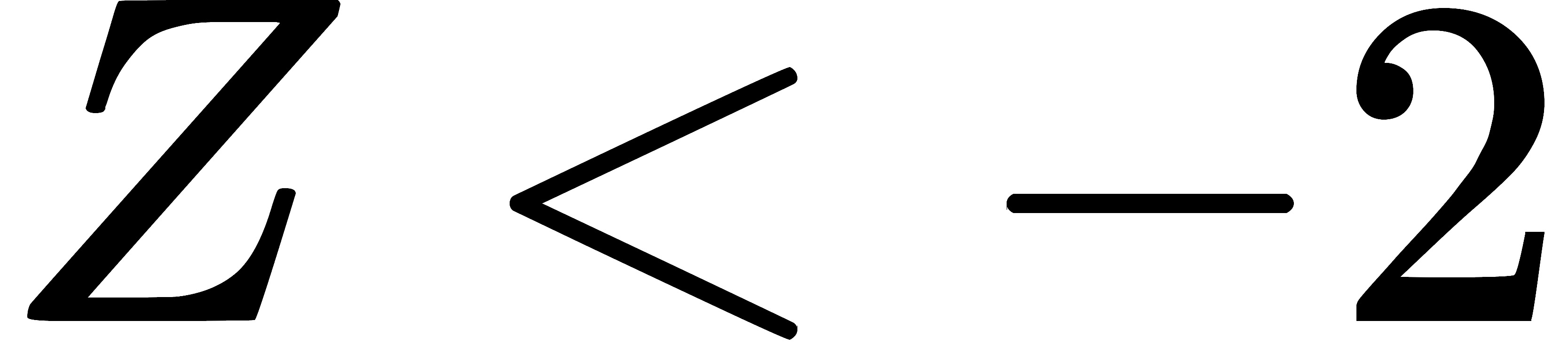 Z < -2