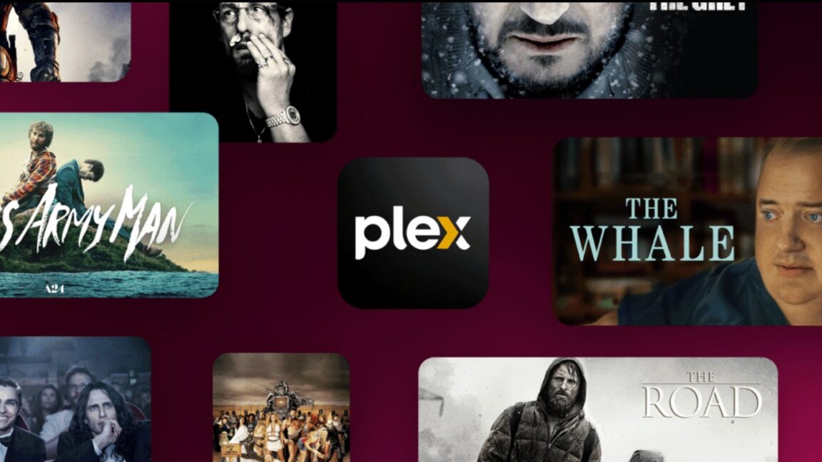 Маркетинговое изображение Plex, которое акцентирует внимание на потоковой передаче контента, а не на медиасерверах.
