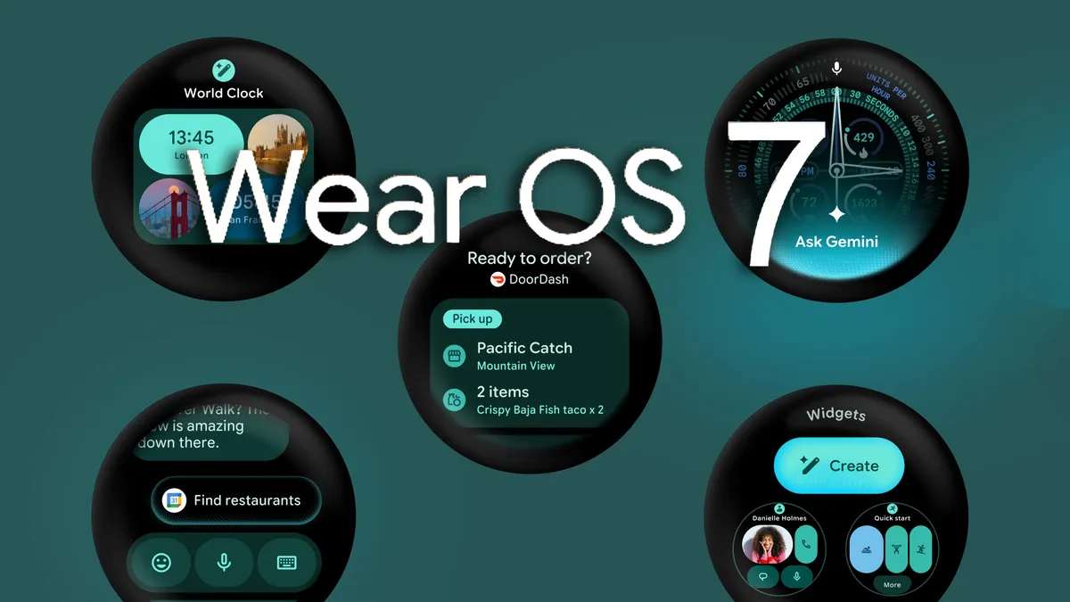 Операционная система Wear OS 7 от Google намекает на будущее, в котором очки и носимые устройства будут работать в гармонии.