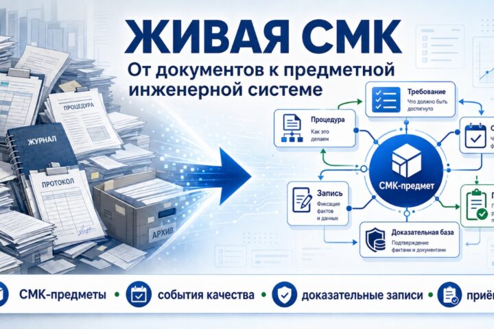 Предметно-ориентированная СМК: как построить живую инженерную модель качества предприятия