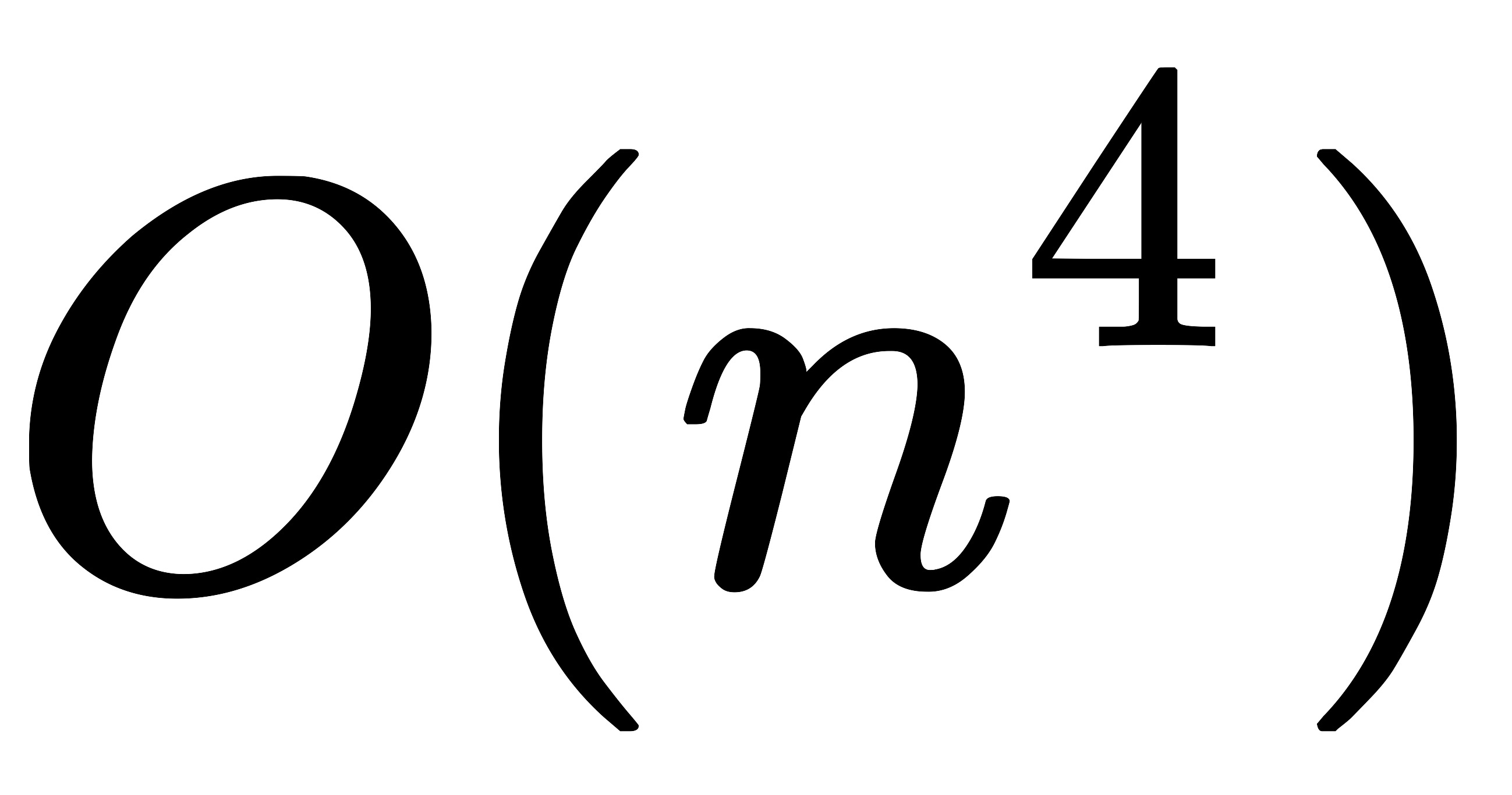 O(n^4)