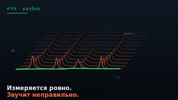 АЧХ — это ширма. Что скрывается за ровной кривой?