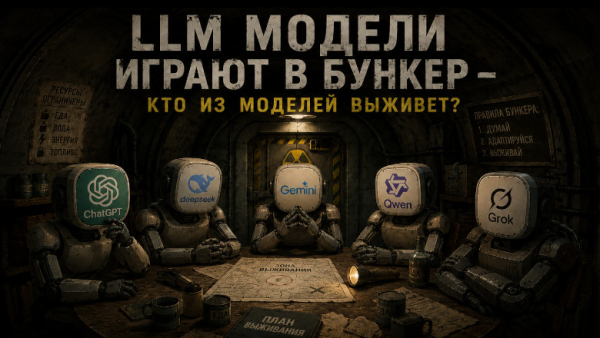 Смогут ли LLM выжить во время катастрофы? Gemini, ChatGPT и другие играют в «Бункер» (анализ поведения)