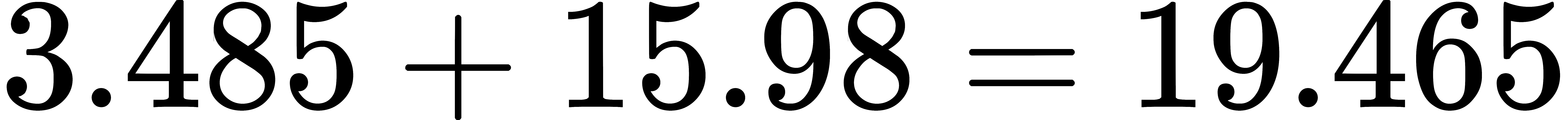 3.485 + 15.98 = 19.465