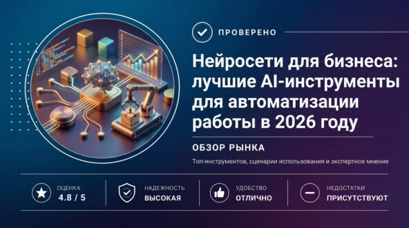 Нейросети для бизнеса: лучшие AI-инструменты для автоматизации работы в 2026 году