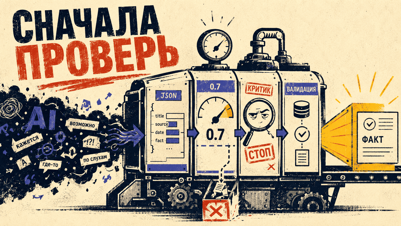 Как принудительно привязать ИИ к фактам и убить галлюцинации
