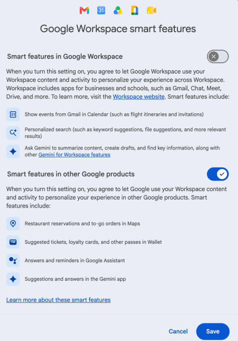 Как отключить искусственный интеллект в Google Документах 5 8492c516942751b6f6e3981a1aae1011
