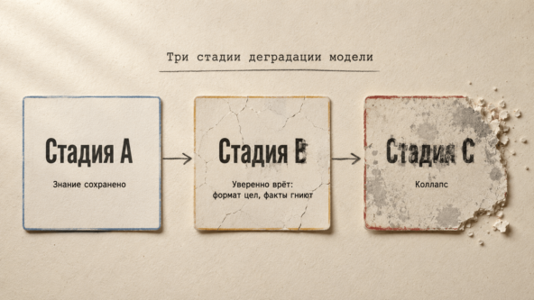 Три стадии Knowledge Collapse