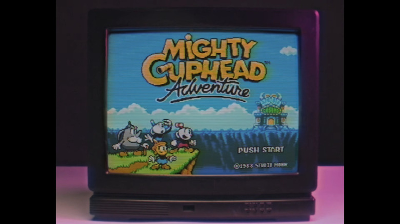 В игре Mighty Cuphead Adventure произошел переход от рисованной анимации к пиксельной графике. 2 8986e0a28baf4c3acf30bf87d80ada27