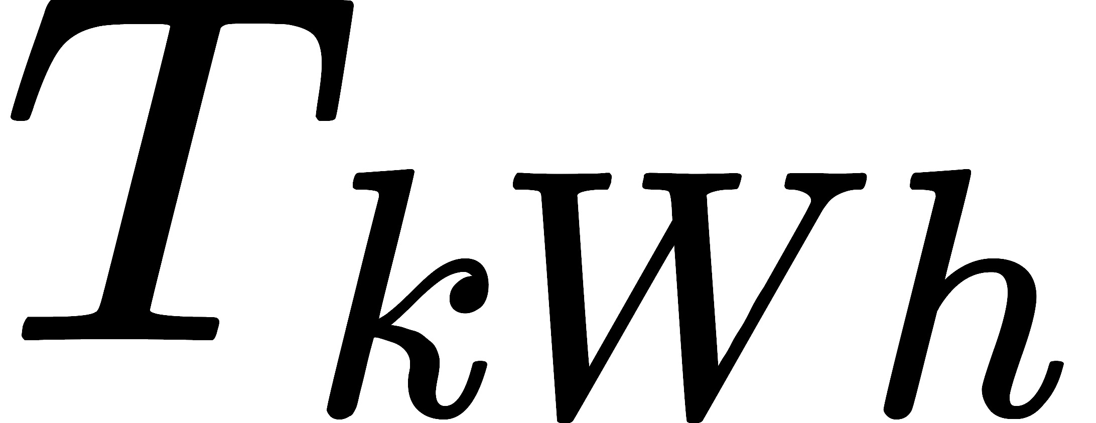 T_{kWh}