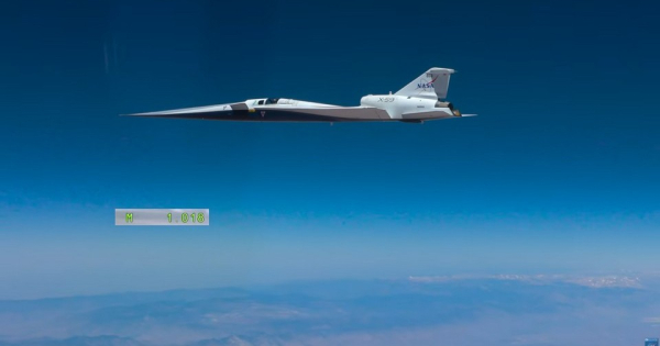 «Тихий» сверхзвуковой самолет X-59 впервые преодолел звуковой барьер. Он разогнался до скорости выше одного Маха