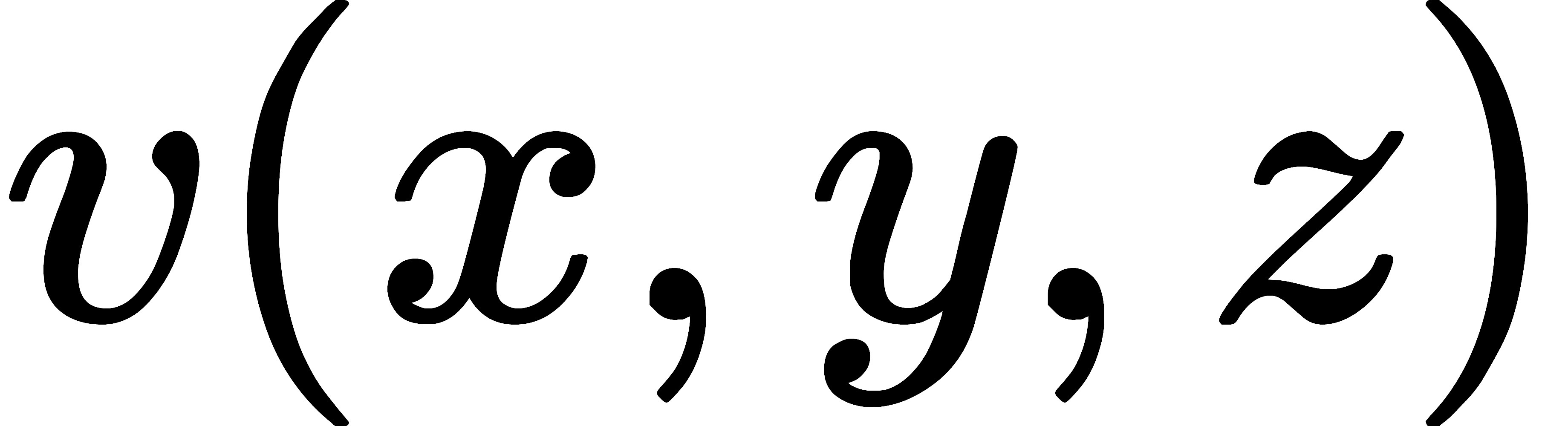 v(x,y,z)